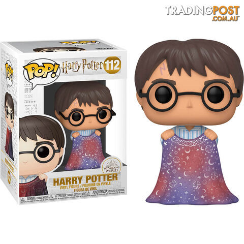 Harry Potter with Invisibility Cloak Pop Vinyl Figure - HPWICPVF01 - 889698480635
