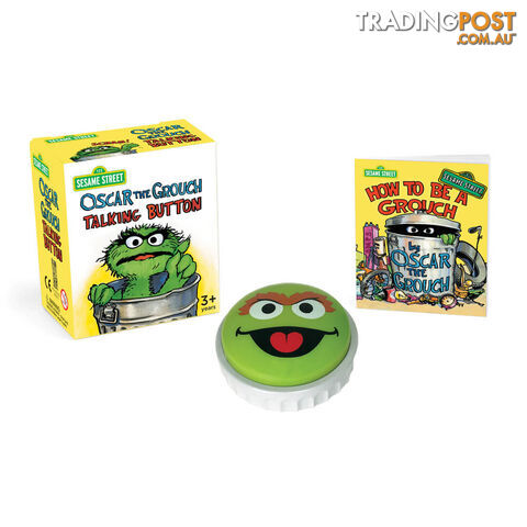 Oscar the Grouch Talking Button - RPOTGTB001 - 9780762462407