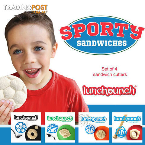 Lunch Punch Sporty Sandwiches - LNC06 - 934048300122