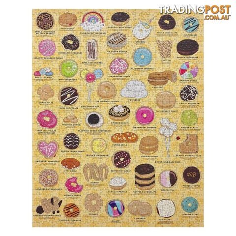 Donut Lover's 1000pc Jigsaw Puzzle - DL1000PCJP01 - 5055923766293