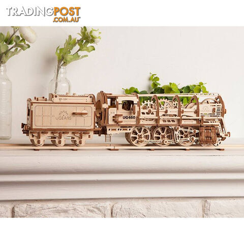 UGears Locomotive with Tender - UGR10 - 4820184120235