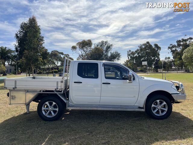 2012 NISSAN NAVARA ST-X 550 (4X4) D40 MY12 DUAL CAB UTILITY