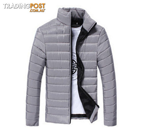 Custom Afterpay Gray / XXXLMens Jackets Coats Casual Jacket Men Clothes Cotton Denim Jacket Solid Zipper Coat Men Bomber Jacket