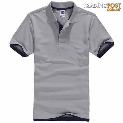 Custom Afterpay color 15 / XSPlus Size XS-3XL Brand Men's Polo Shirt Men Cotton Short Sleeve shirt Brands jerseys Mens Shirts polo shirts