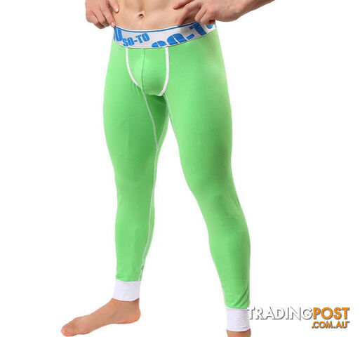 Custom Afterpay 8 / XXLWarm Men Long Johns Cotton Printed Thermal Underwear Men Thermo Underwear Long Johns Underpants qk04