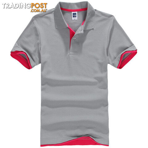 Custom Afterpay 6 / SMen's Brand Polo Shirt For Men Polos Men Cotton Short Sleeve shirt Brands jerseys golftennis