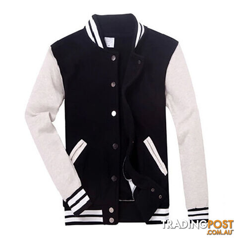 Custom Afterpay Black / SBaseball Jacket Men Sweatshirt College Sportswear Jackets Casual Slim Fit Jacket Mens Clothing 10 Colors
