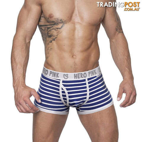 Custom Afterpay as show 1 / MComfortable Panties Men Male Underwear Men's Boxer Underwear Striped Cotton Man Underwear Boxer Fringe Underpants