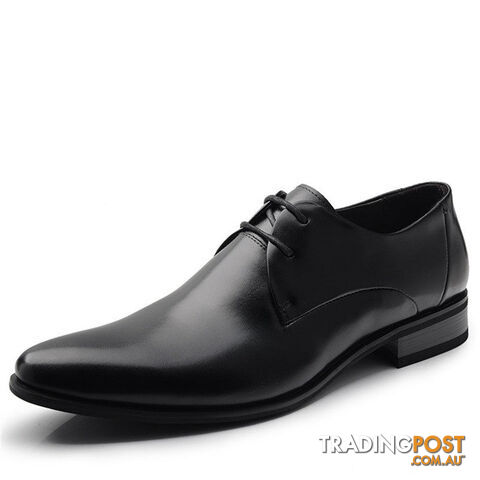 Custom Afterpay Black / 8100% Genuine Leather Men Dress Shoes Luxury Men's Business Casual Shoes Classic Gentleman Shoes Brand TAIMA 38-45