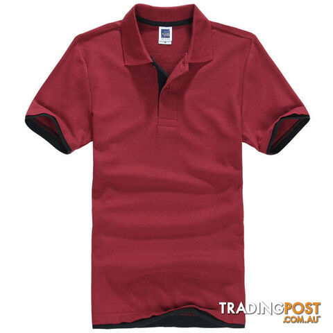 Custom Afterpay 9 / XXXLMen's Brand Polo Shirt For Men Polos Men Cotton Short Sleeve shirt Brands jerseys golftennis
