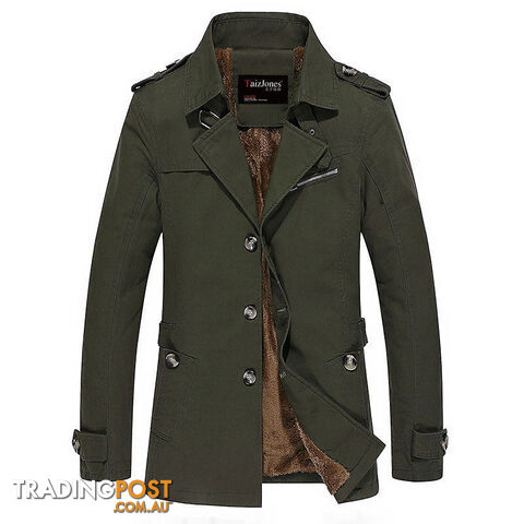 Custom Afterpay army green / 4XLJacket Men Coat hight Brand Fleece Warm fashion Cotton Padded Coat BIG SIZE Male Clothes Outerwear Plus 5XL
