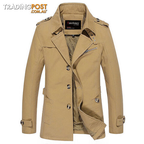 Custom Afterpay yellow / XXLJacket Men Coat hight Brand Fleece Warm fashion Cotton Padded Coat BIG SIZE Male Clothes Outerwear Plus 5XL