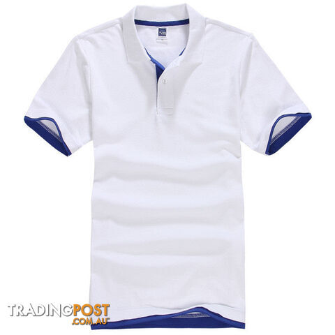 Custom Afterpay 1 / XXLMen's Brand Polo Shirt For Men Polos Men Cotton Short Sleeve shirt Brands jerseys golftennis