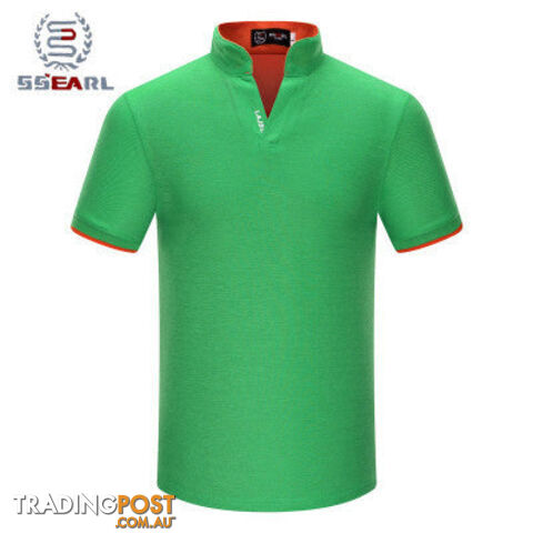 Custom Afterpay Grass green / MBrand men's Polo Shirt For Men aeronautica polo Knitting Short Sleeve shirt jerseys Asia Size