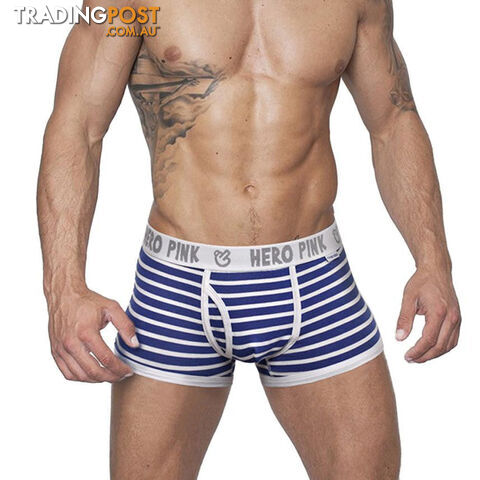 Custom Afterpay as show 1 / LComfortable Panties Men Male Underwear Men's Boxer Underwear Striped Cotton Man Underwear Boxer Fringe Underpants
