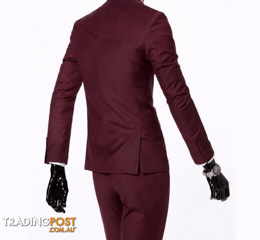 Custom Afterpay 2 pieces an hong se / XXLboutique men suit sets / Men's two button Blazers suit+vest+jacket pants