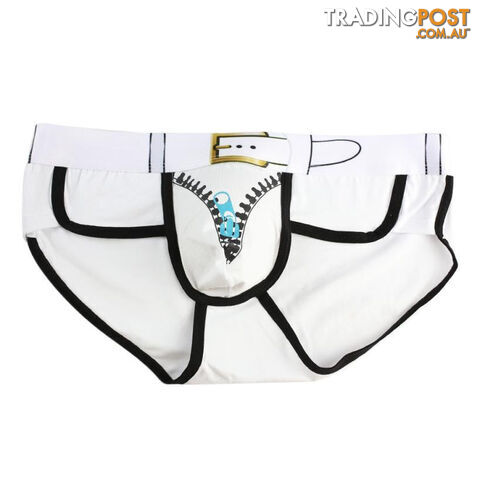 Custom Afterpay White / STemptation The Underwear Solid Nylon Spandex Briefs Ice Breathable Transparent Underwear Men Brand Mens Brief #2458