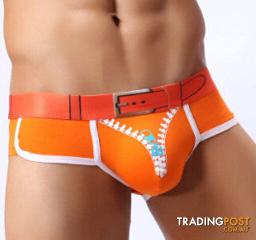 Custom Afterpay Orange / SMen's boxers shorts cotton male underwear fashion sexy man panties plus size fat shorts