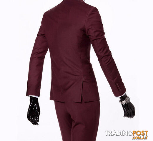 Custom Afterpay 2 pieces an hong se / Lboutique men suit sets / Men's two button Blazers suit+vest+jacket pants