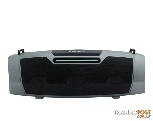 Andowl Portable Bluetooth Karaoke Speaker Dual Wireless Microphones Grey - photo 2 of 6