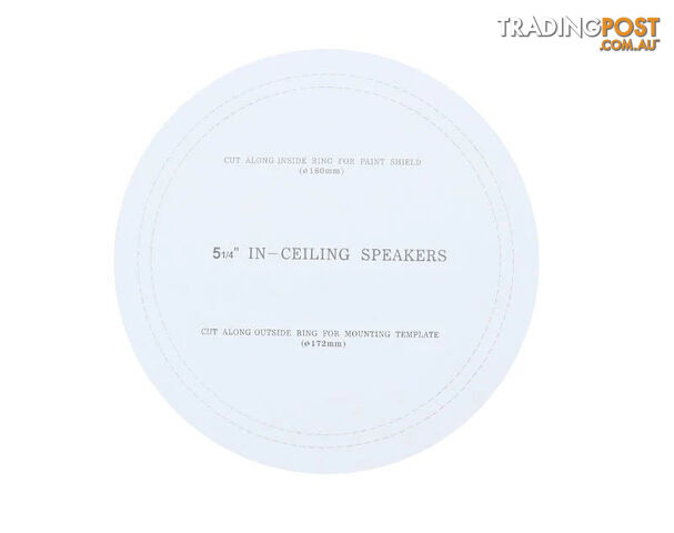 Studio Acoustics 5.25" 2-Way In-Wall & Ceiling Stereo Speakers – White - photo 4 of 5
