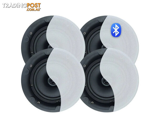 Weconic 6.5" Rimless Bluetooth Ceiling Speaker Package 4 Pack