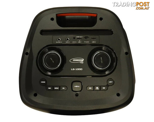 Bluetooth Karaoke Machine Wireless UHF Microphones Party Speaker - photo 4 of 8