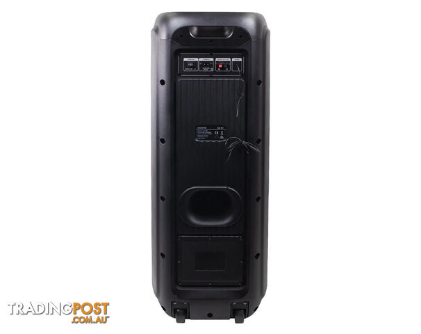 Bluetooth Karaoke Machine Wireless UHF Microphones Party Speaker - photo 3 of 8