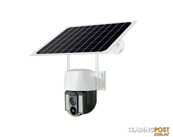 Andowl Outdoor WiFi Security Camera with Solar Panel