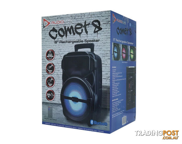 8" Portable Bluetooth PA Speaker Party Box - photo 5 of 5