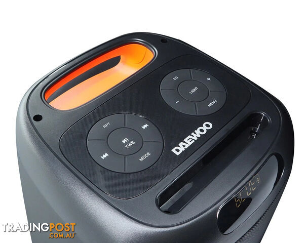 DAEWOO Bluetooth Powerbox 400 Party Speaker Wired Microphone - photo 2 of 5