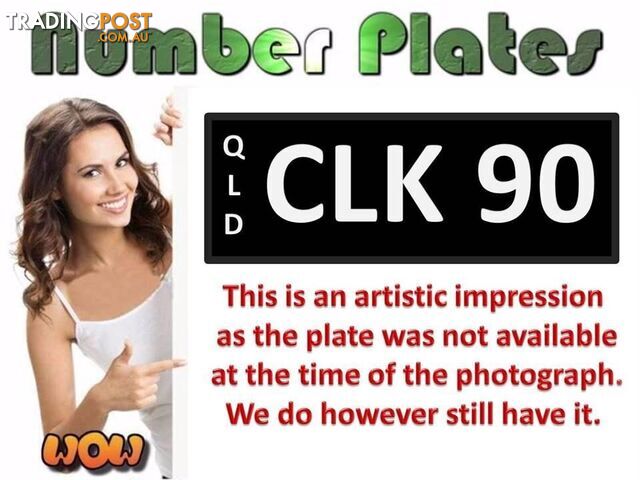 NUMBER PLATES CLK90 - photo 2 of 2