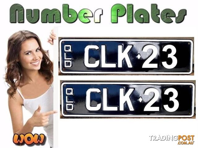 NUMBER PLATES CLK23