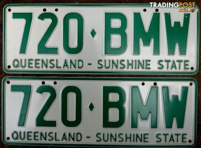 NUMBER PLATES 720 BMW