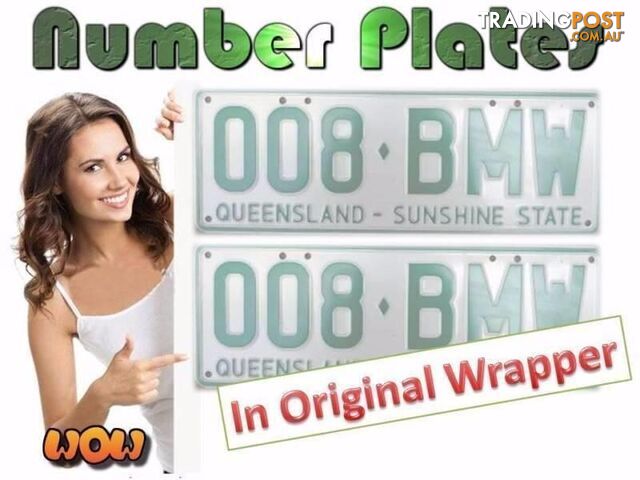 NUMBER PLATES 008BMW
