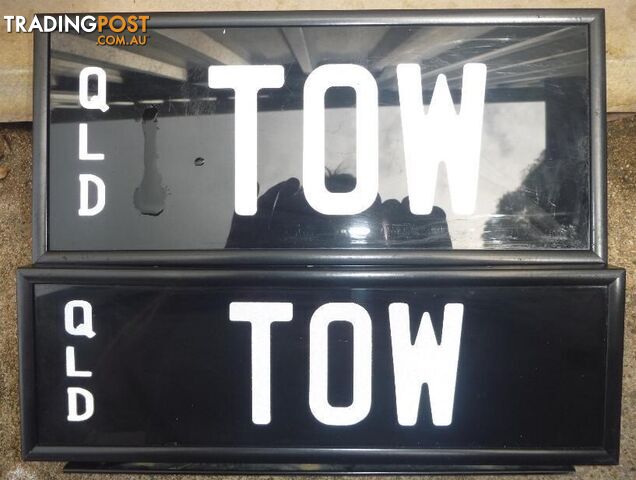 NUMBER PLATES TOW