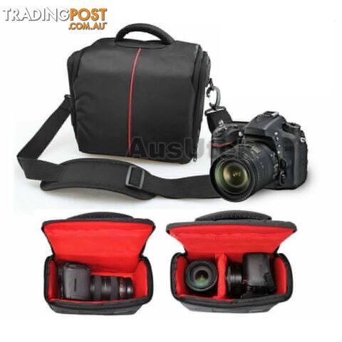 SLR DSLR Lens Camera Bag Carry Case For Nikon Canon EOS Sony Olympus Cover - SimplyStation - 717014320269 - ONO-OZ-LENS-CAMERA-BAG-BLACK-251320-1PC