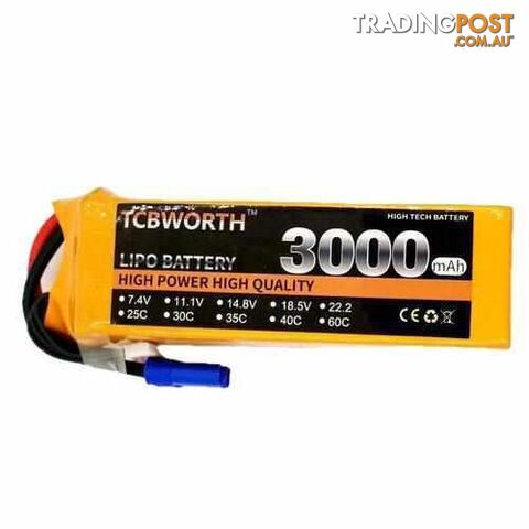 TCBWORTH 5S 18.5V 3000mAh 40C Lipo Battery - DRX-31419836104740
