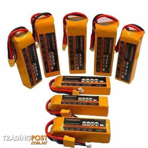 TCBWORTH 4S 14.8V 900mAh 25C 35C 60C Lipo Battery - DRX-31419908849700