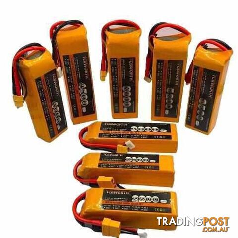 TCBWORTH 4S 14.8V 900mAh 25C 35C 60C Lipo Battery - DRX-31419908849700