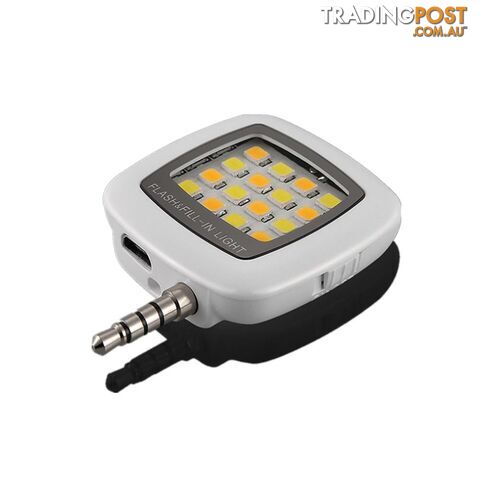 3 Pcs Universal Portable Selfie LED Ring Flash Light for Mobile Phone, Color: White - 06913664822267 - KSN-SK00106094-01-3PCS