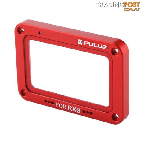 Aluminum Alloy Flame + Tempered Glass Lens Protector for Sony RX0 / RX0 II, with Screws and Screwdrivers(Red) - 08881471560116 - KSN-SK00099308-01