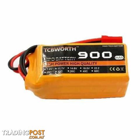 TCBWORTH 3S 11.1V 900mAh 25C 35C Lipo Battery - DRX-31419853701156