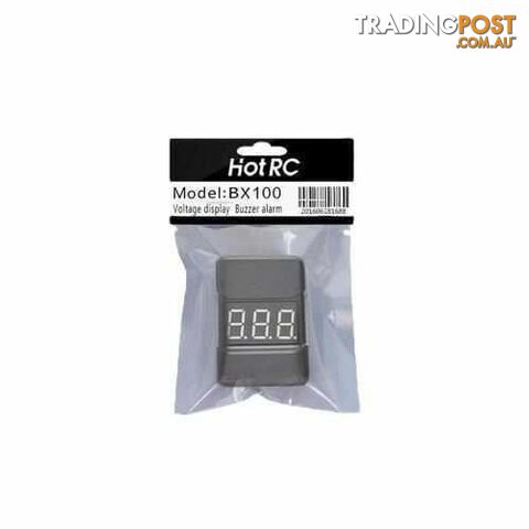 1/2pcs HotRc BX100 1-8S Lipo Battery Voltage Tester - DRX-32141296107556