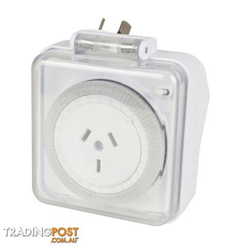 24 Hour Mechanical Mains Timer - 09319236738405 - LST-51932