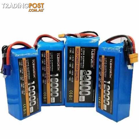 TCBWORTH 4S 14.8V 10000mAh - 22000mAh 25C 35C Lipo Battery - DRX-31419911372836