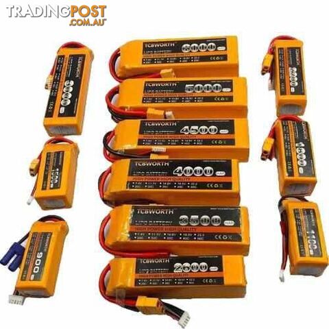 TCBWORTH 5S 18.5V 1300mAh 25C 35C 60C Lipo Battery - DRX-31419799601188