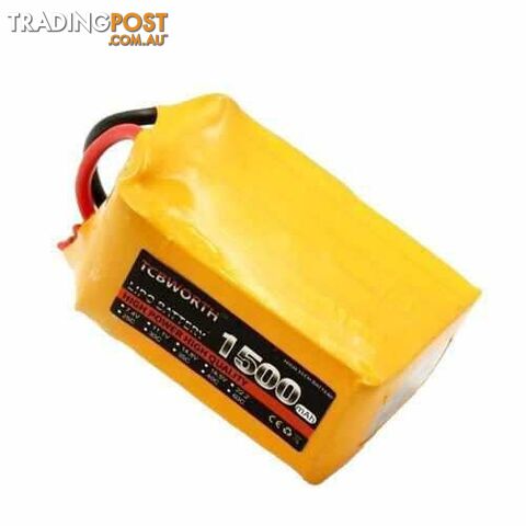 TCBWORTH 6S 22.2V 1500mAh 25C Lipo Battery - DRX-31419813068836
