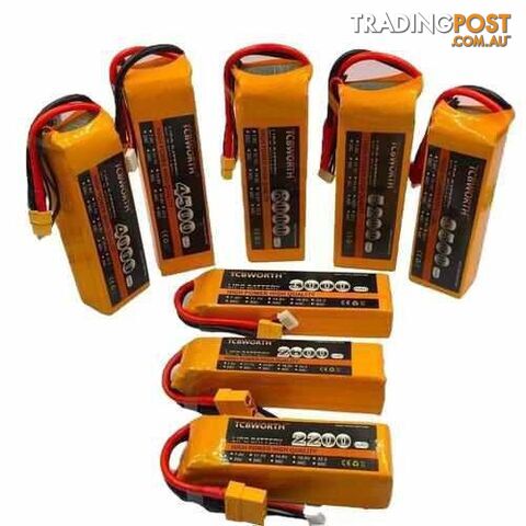 TCBWORTH 4S 14.8V 900mAh 25C 35C 60C Lipo Battery - DRX-31419909537828