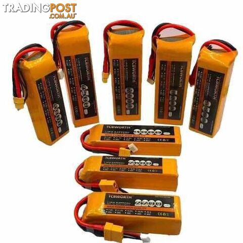 TCBWORTH 4S 14.8V 900mAh 25C 35C 60C Lipo Battery - DRX-31419909537828